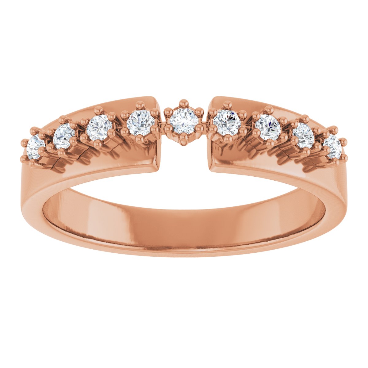 Nine-Stone Anniversary Band