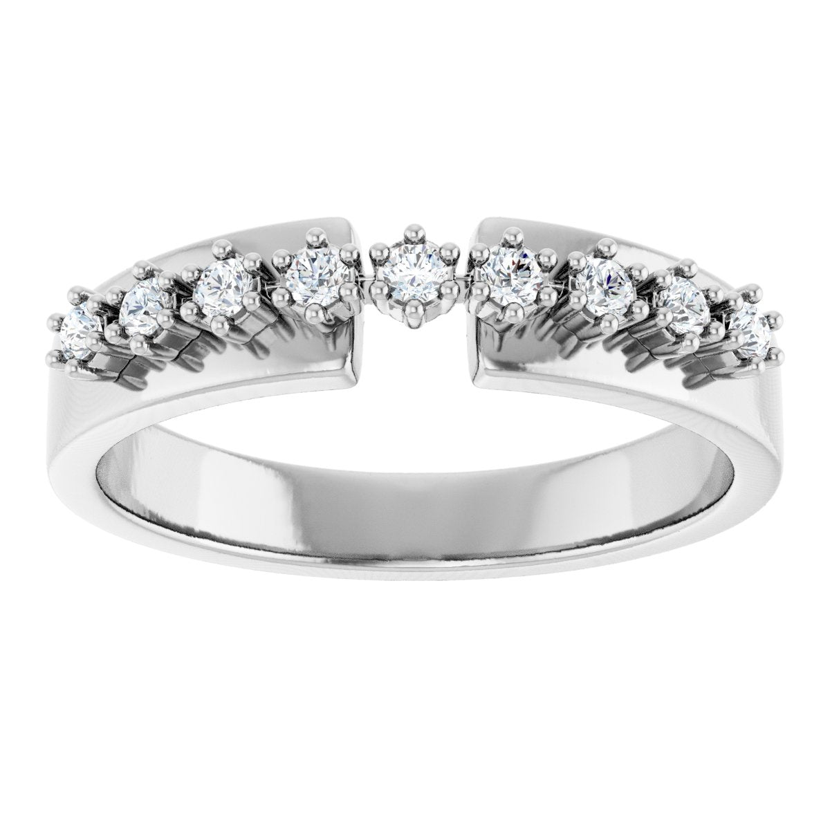 Nine-Stone Anniversary Band