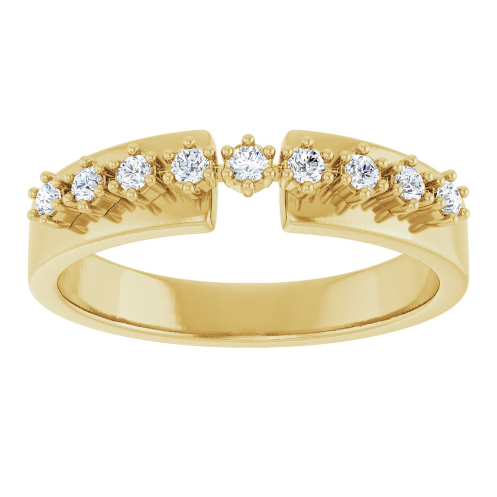 Nine-Stone Anniversary Band