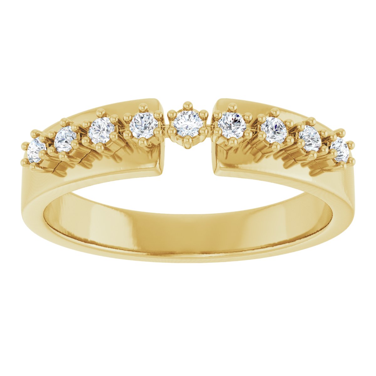 Nine-Stone Anniversary Band