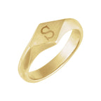 Geometric Signet Ring