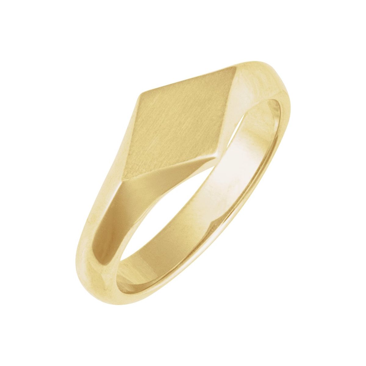 Geometric Signet Ring