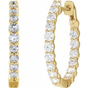 Inside-Outside Hoop Earrings