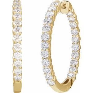 Inside-Outside Hoop Earrings