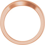 Round Side-Stone Peg Shank or Band