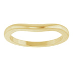 Round Side-Stone Peg Shank or Band