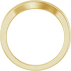Round Side-Stone Peg Shank or Band