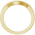 Round Side-Stone Peg Shank or Band