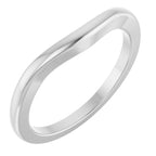 Round Side-Stone Peg Shank or Band