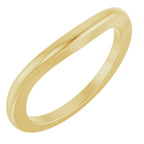 Round Side-Stone Peg Shank or Band