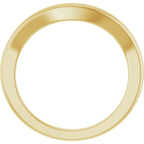 Round Side-Stone Peg Shank or Band