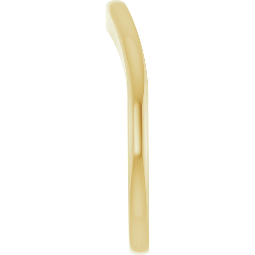 Round Side-Stone Peg Shank or Band