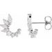 Accented Front-Back Earrings