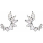 Accented Front-Back Earrings