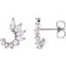 Accented Front-Back Earrings