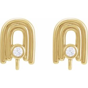 Geometric Earring Top