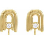 Geometric Earring Top