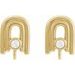 Geometric Earring Top