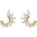 Accented Front-Back Earrings