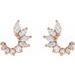 Accented Front-Back Earrings