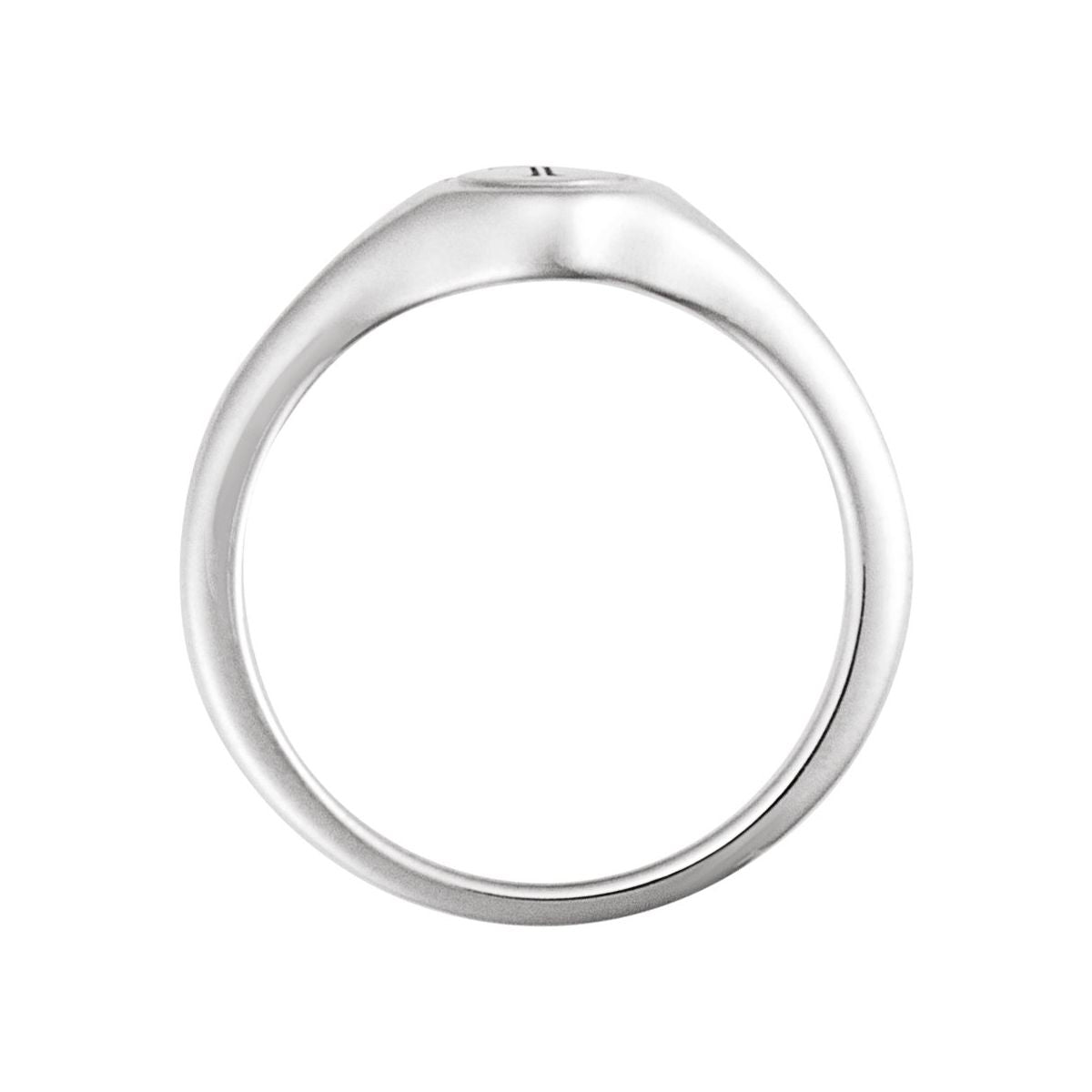 Engravable Round Signet Ring