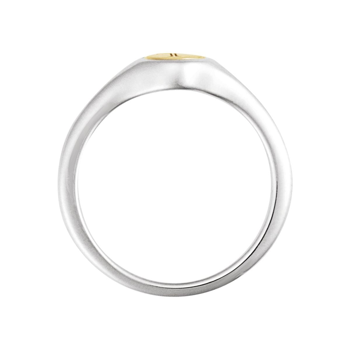 Engravable Round Signet Ring