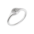 Engravable Round Signet Ring