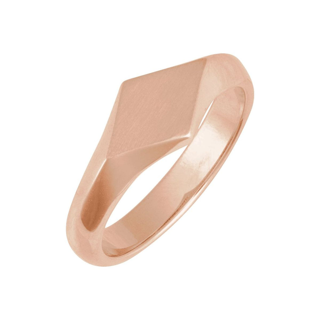 Geometric Signet Ring