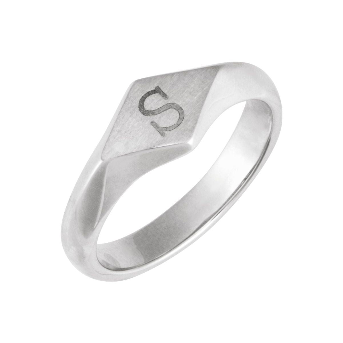 Geometric Signet Ring
