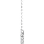 Accented Sideways Cross Necklace or Center