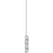 Accented Sideways Cross Necklace or Center