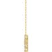 Accented Sideways Cross Necklace or Center