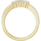 Three-Stone Anniversary Band
