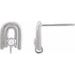 Geometric Earring Top