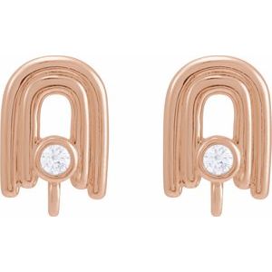 Geometric Earring Top