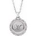 Engravable Scroll Necklace