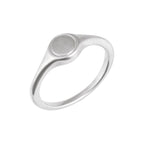 Engravable Round Signet Ring