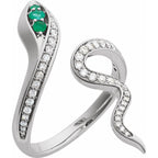 Accented Snake Ring