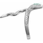 Accented Snake Ring