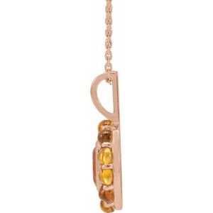 Cabochon Halo-Style Necklace or Pendant
