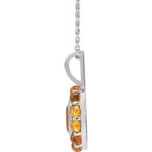 Cabochon Halo-Style Necklace or Pendant