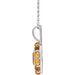 Cabochon Halo-Style Necklace or Pendant