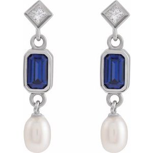 Accented Pearl Earrings