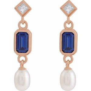 Accented Pearl Earrings