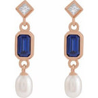 Accented Pearl Earrings