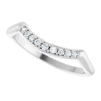Double Claw-Prong Three-Stone Engagement Ring or Band