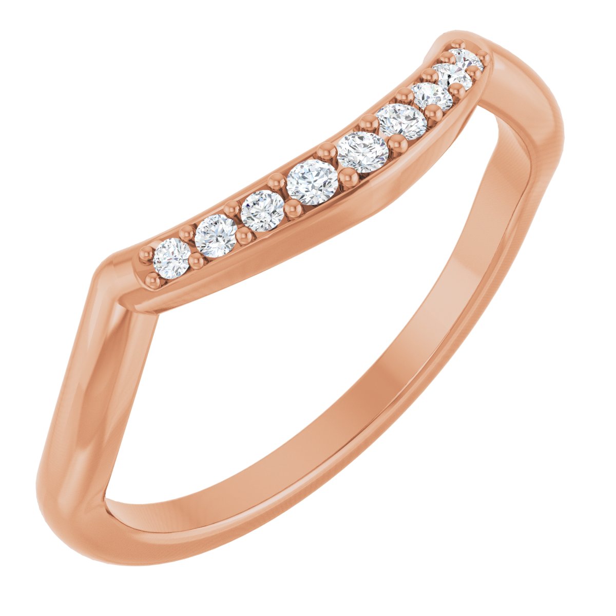 Double Claw-Prong Three-Stone Engagement Ring or Band