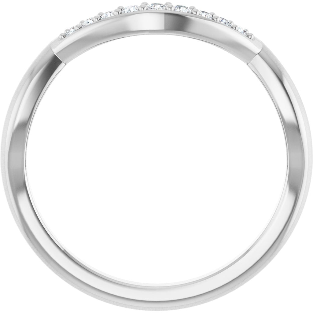 Double Claw-Prong Three-Stone Engagement Ring or Band