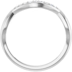 Double Claw-Prong Three-Stone Engagement Ring or Band