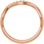 Double Claw-Prong Three-Stone Engagement Ring or Band